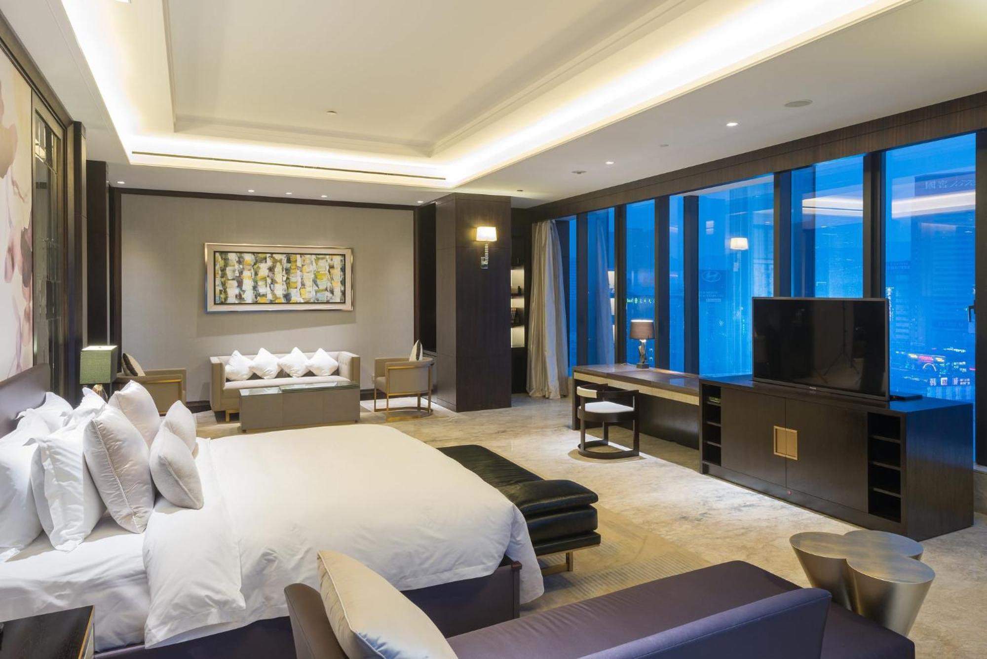 Intercontinental Jinan City Center By Ihg Buitenkant foto