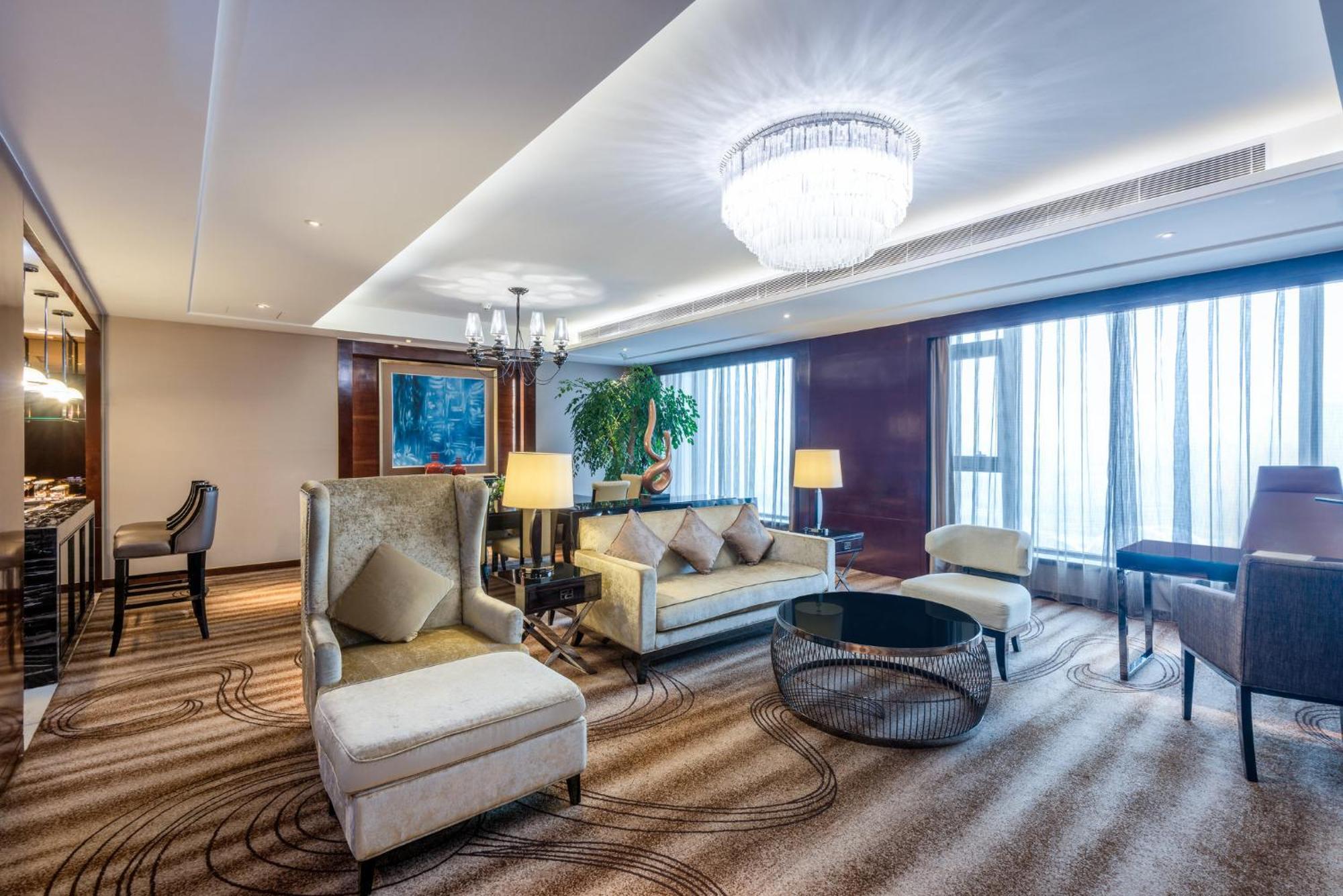 Intercontinental Jinan City Center By Ihg Buitenkant foto